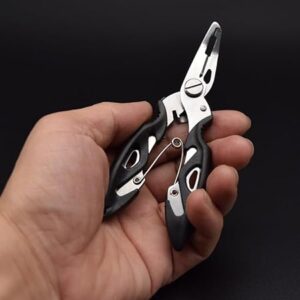 Multifunction Fishing Tools Accessories for Goods Winter Tackle Pliers Vise Knitting Flies Scissors Braid Set (Random Color)-B0CB9B5VY3