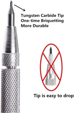 [1 Pcs] Without Pin- 13cm Tungsten Carbide Tip Scriber Marking Etching Pen Steel Scriber Marker Glass Metal Wood Carving Scribing Marker Tools,-B0F1DQZCFD