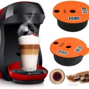 51j-cDPA0QL._AC_ Reusable Coffee Capsules, Compatible with Bosch-s Tassimo Machines, Coffee Filter Refillable, Coffee Pods with Readable Barcode (230 ML)-B0F1C2HB3Z