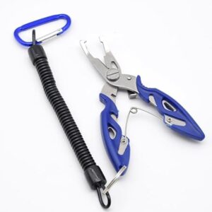 Multifunction Fishing Tools Accessories for Goods Winter Tackle Pliers Vise Knitting Flies Scissors Braid Set (Random Color)-B0CB9B5VY3