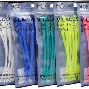 14pcs/set No TIE Lacing system Silicone Shoelace Elastic Shoelaces For Adults/Kids Running No Tie Shoes Accessories (Pink)-B0D35S9GM3