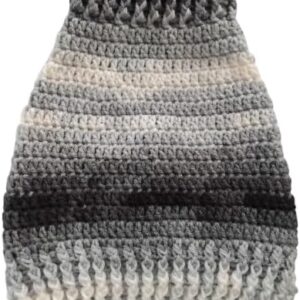 51pAfGeUleL Dog and Cats HandMade Crochet Shirt Winter Pet Dog Clothes Crochet a winter jacket for pets as shown Select Size Carefully ((WD26225) Neck14~19Cm-Chest 24~36Cm))-B0DZ6GW8V7