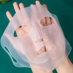 3D Silicone Mask Face Women Skin Care Tool Hanging Ear Face Mask Gel Sheet Reusable Lifting Anti Wrinkle Firming Ear Fixed Tools 1Pcs (White-S)-B0F1DWLBXM