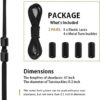 Long Life Elastic No Tie Shoe Laces For Adults,Kids,Elderly,System With Elastic Shoe Laces(2 Pairs), 02-black, X-Large-B0CCV2DRGB