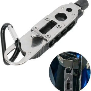 [ 1Pc ] Multifunctional Mini Screwdriver Outdoor EDC Keychain Shape Screwdrivers Portable Steel Repair Tool (Random Color-B0DRWRKH13