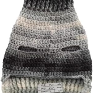 51yBqugiHeL._AC_ Dog and Cats HandMade Crochet Shirt Winter Pet Dog Clothes Crochet a winter jacket for pets as shown Select Size Carefully ((WD26225) Neck14~19Cm-Chest 24~36Cm))-B0DZ6GW8V7