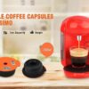 Reusable Coffee Capsules, Compatible with Bosch-s Tassimo Machines, Coffee Filter Refillable, Coffee Pods with Readable Barcode (230 ML)-B0F1C2HB3Z