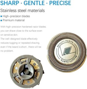 SH71 Replacement Shaving Heads For Norelco Shaver Series 7000 And Angular-Shaped Series 5000, SH71/52 Easy Install 3 Pcs/Set-B0DB6776PB
