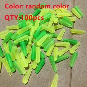 [100 PCS] Rubber Soft Drift Seat Kit Outdoor Float Rest Fishing Adapter Soft For Sea Carp Fly Fishing Spinner Bait Accessories (Random Color)-B0DF7ZLGMM