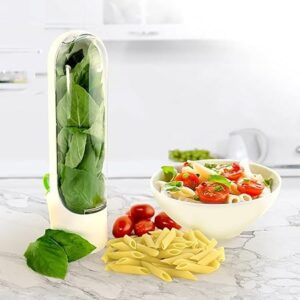 Herb Saver Best Keeper, Herb Storage Container, Vanilla Keep-Fresh Cup, Kitchen Storage Cup for Cilantro, Mint, Parsley, Asparagus, Keeps Greens and Vegetables Freshen-B0DTPP8BJ9