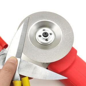 100mm 400 Grits Emery Sharpening Disc Abrasive Disc Angle Grinder Accessories Angle Grinding Wheel-B0F222Z76M