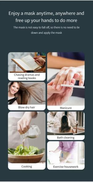 3D Silicone Mask Face Women Skin Care Tool Hanging Ear Face Mask Gel Sheet Reusable Lifting Anti Wrinkle Firming Ear Fixed Tools 1Pcs (White-L)-B0F1DXSVT4