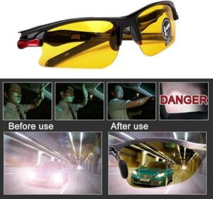 Driving Anti-Glare Polarized Sunglasses Goggles Eyewear Night Vision Drivers Goggles Interior Accessory Protective Man Glasses-B0DYZ48HG4