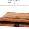 Soft Neck Warmer Winter Windproof Scarf Windproof Cold-proof Cashmere Winter Ring Scarf Plush Fashion-B0DYV5C625