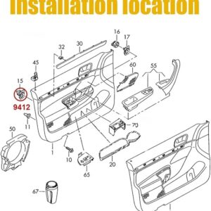 61TsAFF2usL._AC_SX569_ 10 Pcs For Volkswagen VW Passat B6 2006 2007 2008 2009 2010 New Interior Auto Door Card Trim Panel Clips 6Q0868243 6Q08-68243-B0DYVR9TYP