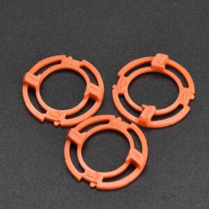 [ 1 Set ] 3PCS Orange Blade Retaining Rings For Norelco Series 7000 9000 RQ12 Models Personal Care Appliance Part-B0CWC7KT2Y