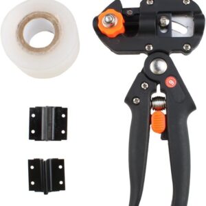 61WXSdTXoqL._AC_SL1000_ Signstek Gardening Fruit Tree Branch Grafting Cutting Tool Professional Pruner Shear Snip with 2 Extra Blades & Grafting TapeB00JRWFGWE