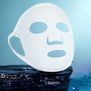 3D Silicone Mask Face Women Skin Care Tool Hanging Ear Face Mask Gel Sheet Reusable Lifting Anti Wrinkle Firming Ear Fixed Tools 1Pcs (White-S)-B0F1DWLBXM