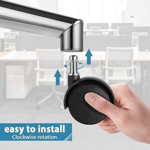 5 pcs Office Accessories for Ergonomic wheel Office Chair - Select Your Pin Size To Confirm (Browen, 11mm Pins Thickness)-B0DZP2VTBB