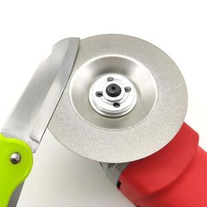 100mm 400 Grits Emery Sharpening Disc Abrasive Disc Angle Grinder Accessories Angle Grinding Wheel-B0F222Z76M