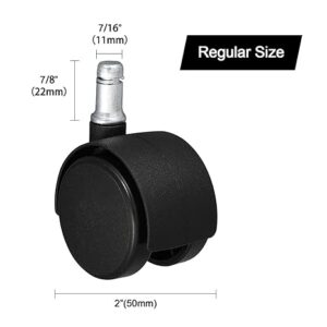 5 pcs Office Accessories for Ergonomic wheel Office Chair - Select Your Pin Size To Confirm (Browen, 11mm Pins Thickness)-B0DZP2VTBB