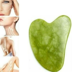 61aYTRdya0L._AC_SL1500_ Gua Sha Stone,Jade Stone Massage Tool Guasha Tool for Scraping Facial and SPA Natural Jade Scraping Facial Tool Anti-Aging, Wrinkles, Puffiness (Heart)-B0DZTRLVNR