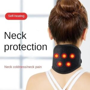 Neck Support Massager 1Pcs Tourmaline Self-heating Neck Belt Protection Spontaneous Heating Belt Body Massager-B0DZP1MJXP