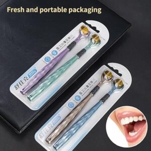 2Pcs Three Sided Soft Hair Toothbrush Adult Ultra Fine Soft Bristle Oral Care Toothbrush For Oral Health Clean-B0DYZ7B65F