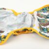1Pcs One Size Baby Cloth Diaper Cover Nappy Waterproof Double Gusset 4-13kg - Reusable and washable (DC55)-B0DYZNZQTZ