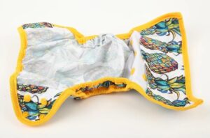 1Pcs One Size Baby Cloth Diaper Cover Nappy Waterproof Double Gusset 4-13kg - Reusable and washable (DC62)-B0DYZP1JGY