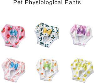 [1 Pcs] Pet Pants Underwears Diaper Breathable Dress Female Dogs Underwears Suitable for Dog Pants Diaper (XL) 52 cm max Abdominal circumference-B0F1DZ1HX3