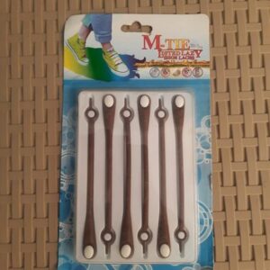 61iSC+q+4oL._AC_SY879_ No-Tie Silicone Elastic Shoelaces (Browne) - Set of 12 Pieces-B0B3W2J3VX