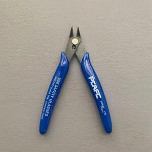 1Pc Wire Cutter DIY Trimmer Diagonal Side Cutting Cable Nippers Red Blue Pliers Hand Mini Snips Flush Nipper Trimmer Hand Tools (Blue*Black)-B0DP1L1X98