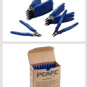 1Pc Wire Cutter DIY Trimmer Diagonal Side Cutting Cable Nippers Red Blue Pliers Hand Mini Snips Flush Nipper Trimmer Hand Tools (Blue*Black)-B0DP1L1X98