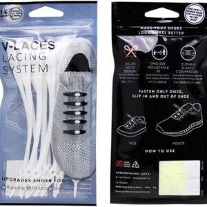 14pcs/set No TIE Lacing system Silicone Shoelace Elastic Shoelaces For Adults/Kids Running No Tie Shoes Accessories Z006-B0C1J2ZXTZ