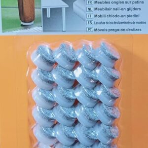 61sUxpG6kSL._AC_SY879_ Furniture Sliders Nail-on Glides (1.50 cm Diameter)- 24 Pieces White Base-B0DZ4SN1CS
