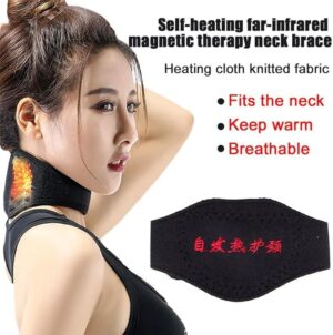 Neck Support Massager 1Pcs Tourmaline Self-heating Neck Belt Protection Spontaneous Heating Belt Body Massager-B0DZP1MJXP