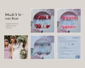 offering Adhesive Press-On Nails - Instant Manicure Without the Hassle - 3 Set Deffrent Color-B0F1JLH3S7