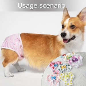 [1 Pcs] Pet Pants Underwears Diaper Breathable Dress Female Dogs Underwears Suitable for Dog Pants Diaper (XL) 52 cm max Abdominal circumference-B0F1DZ1HX3