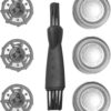 Replacement Shaver Head For 3Pcs NEW SH30 Razor Blades Head Meshs For 1000 2000 3000 4000 5000 Series Shaver Bit spare parts - As Shown - Without Wings-B0DHXFMZ2R