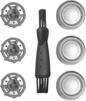 Replacement Shaver Head For 3Pcs NEW SH30 Razor Blades Head Meshs For 1000 2000 3000 4000 5000 Series Shaver Bit spare parts - As Shown - Without Wings-B0DHXFMZ2R