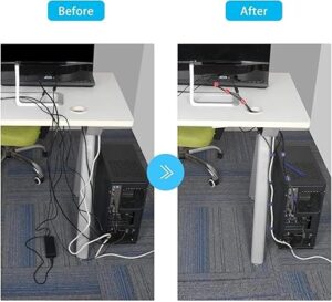 (30 Pcs- Colored) Releasable Cable Organizer Ties Mouse Earphones Wire Management Nylon Cable Ties Reusable Loop Hoop Tape Straps Tie-B0CMSM57VJ