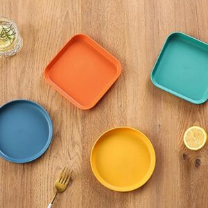 Home Multipurpose Plate Set of 8 Mixed Color-B0DR3QVNF3