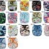 1Pcs One Size Baby Cloth Diaper Cover Nappy Waterproof Double Gusset 4-13kg - Reusable and washable (DC48FOX)-B0DYZNNM3M