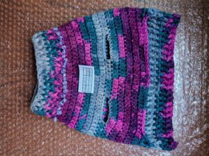 Dog and Cats HandMade Crochet Shirt, (Neck Diameter 16-23 Cm Chest Diameter 25-38 Cm Max Round) Winter Pet Dog Clothes Crochet a winter jacket For Pets-CODE OM200-B0DQQ7YFFH