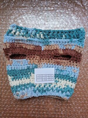 Dog and Cats HandMade Crochet Shirt, (Neck Diameter 14~22 Cm Chest Diameter 23~31 Cm Max Round) Winter Pet Dog Clothes Crochet a winter jacket For Pets-CODE TW60-B0DQQ498RD