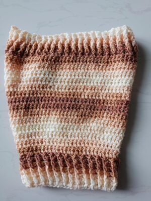 Dog and Cats HandMade Crochet Shirt, (Neck Diameter 18Cm up to 25 Cm Max - Body Diameter 25 Cm up to 39Cm Max Round) Winter Pet Dog Clothes Crochet a winter jacket for pets as shown-B0DN1HFXHP