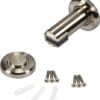 Gedotec Door Magnet Door Stopper | H3685 | 1 Piece | Stainless Steel Look | Magnetic Door Holder | Solid Metal | Door Stop with 5 kg | Stop for Bedroom Doors-B07C9D1XWQ