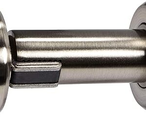 Gedotec Door Magnet Door Stopper | H3685 | 1 Piece | Stainless Steel Look | Magnetic Door Holder | Solid Metal | Door Stop with 5 kg | Stop for Bedroom Doors-B07C9D1XWQ