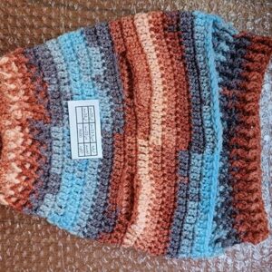 81zc-1fDkQL._AC_SX569_ e Dog and Cats HandMade Crochet Shirt, (Neck Diameter 16~23 Chest Diameter 25~36Cm Max Round) Winter Pet Dog Clothes Crochet a winter jacket For Pets-CODE HM90-B0DQQ3QPC5